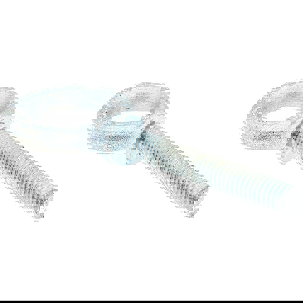 Fixed Lifting Eye Bolt: With Shoulder, 1,400 lb Capacity, 3/8-16 Thread, Grade C-1035 Steel